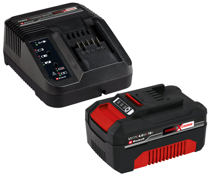 Batteriladdare & Batteri 18V 4,0Ah Power X-Change Einhell